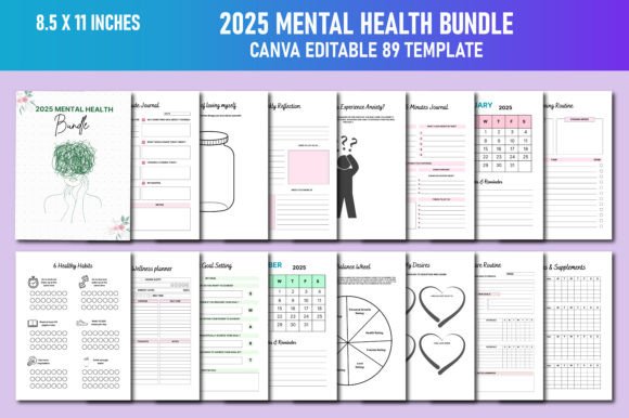 2025 Mental Health Bundle Canva KDP: A Comprehensive Tool for Personal and Professional Growth