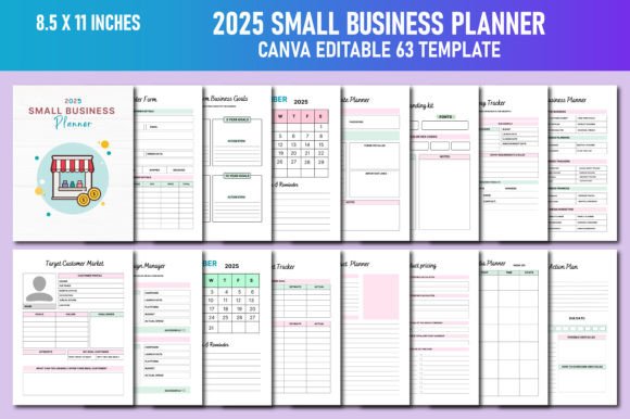2025 Small Business Planner Canva KDP