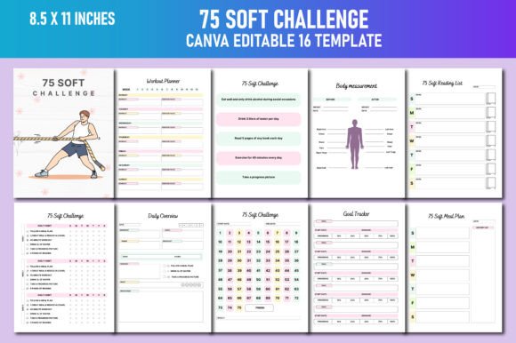 75 Soft Challenge Canva KDP: A Practical Tool for Organized Living