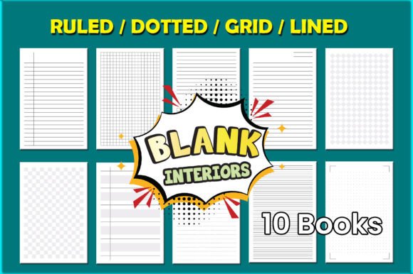 Amazon KDP Interiors Bundle 10 Book for Creative and Practical Use