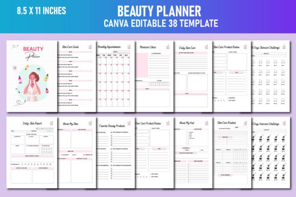 Beauty Planner Canva KDP: A Comprehensive Guide to Organizing Your Skincare and Beauty Routine