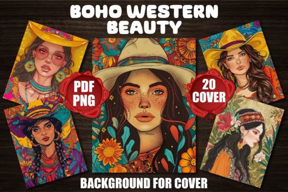 Boho Western Beauty Backgrounds: A Fusion of Art and Serenity