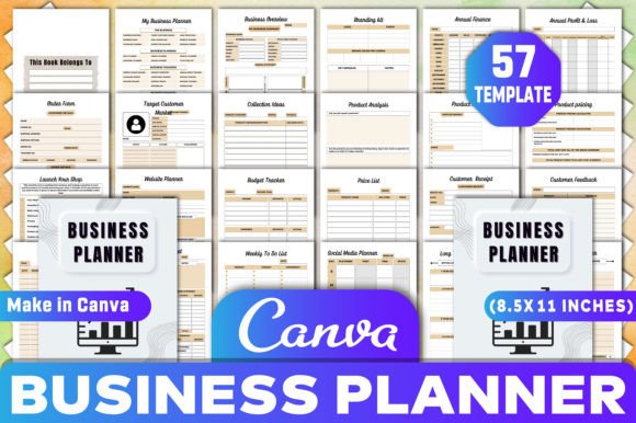 Business Planner Canva Kdp Interiors: A Comprehensive Tool for Organized Success