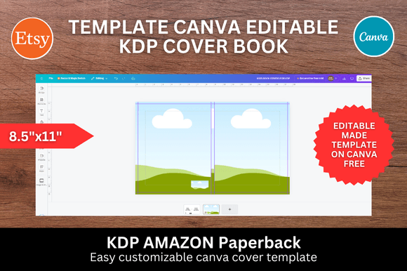 Canva KDP Cover Templates Bundle