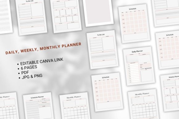 Daily Weekly Monthly Planner Canva KDP: Your Ultimate Organizational Tool