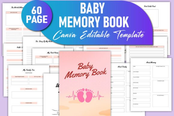 Editable Baby Memory Book Canva KDP: A Practical Tool for Capturing Life’s First Moments