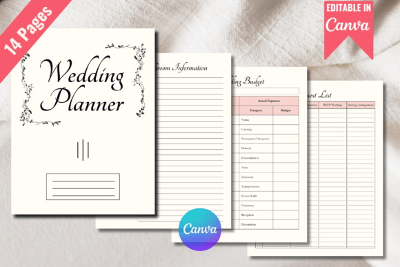 Editable Wedding Planner Template