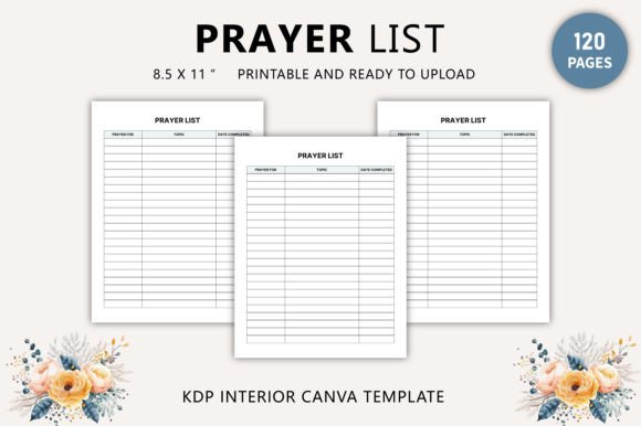 Enhance Your Spiritual Practice with the Prayer List Canva Template