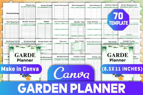 Garden Planner Canva KDP Interiors: A Comprehensive Tool for Every Gardener