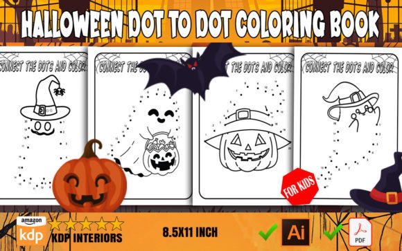 Halloween Dot to Dot Coloring Book: A Creative Tool for Kids and Adults Alike