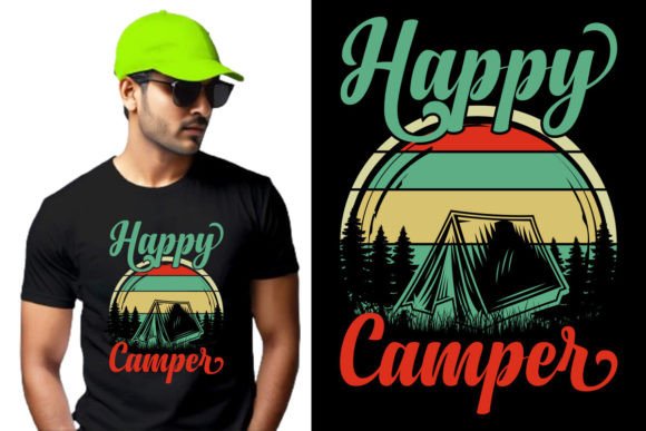 Happy Camper: A Bold and Vibrant Design for All
