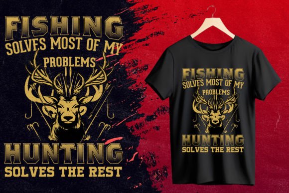 Hunting T Shirt Design - Vector