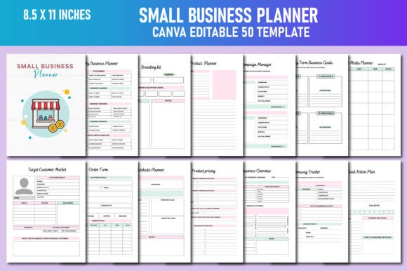 Maximize Your Business Efficiency with the Small Business Planner Canva KDP