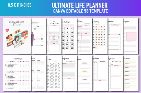 Ultimate Life Planner Canva KDP: A Strategic Tool for Organized Living and Productivity