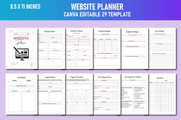 Website Planner Canva KDP: A Comprehensive Tool for Business Planning